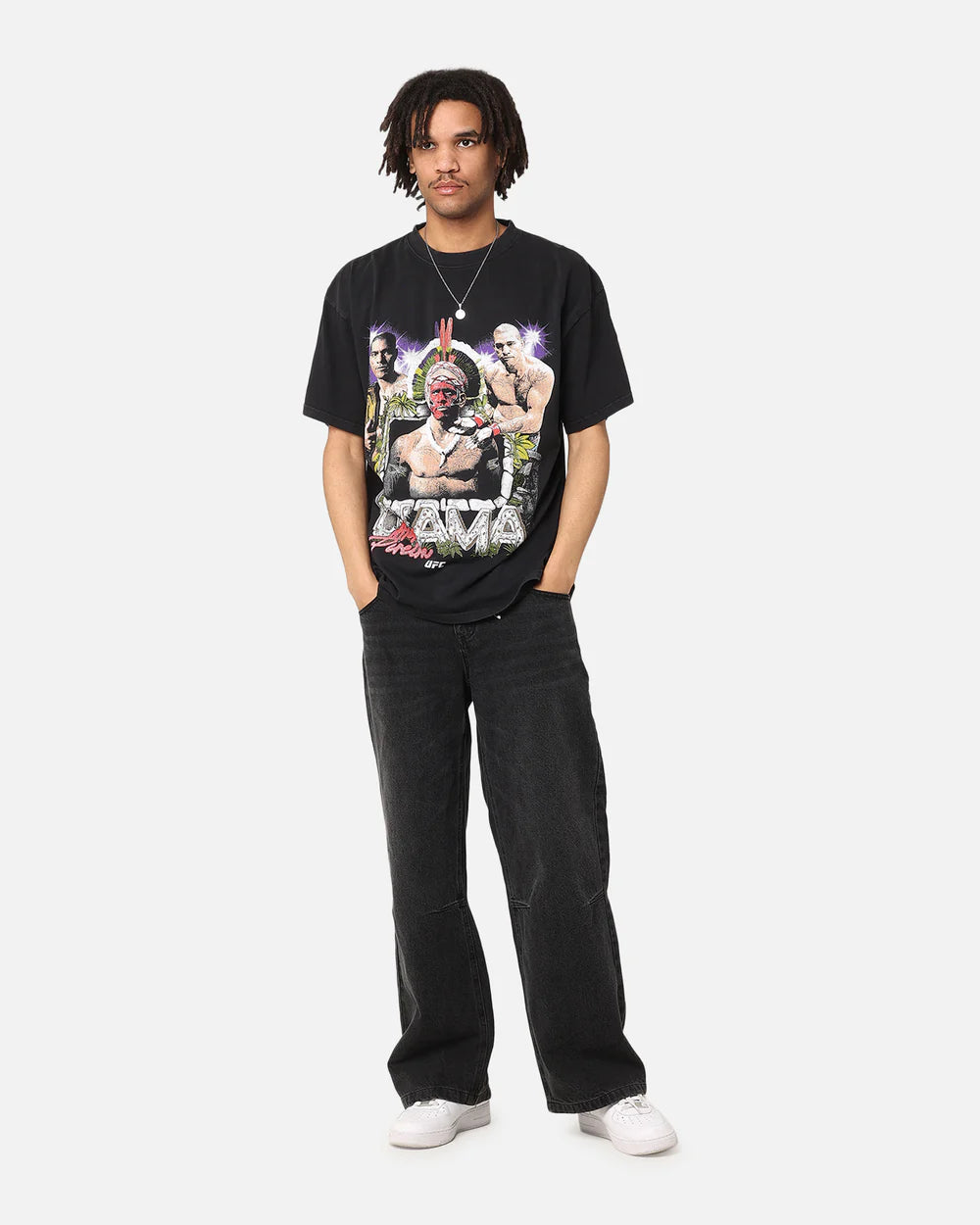 Space City Vintage UFC Alex Pereira Stone Hands Graphic Tee