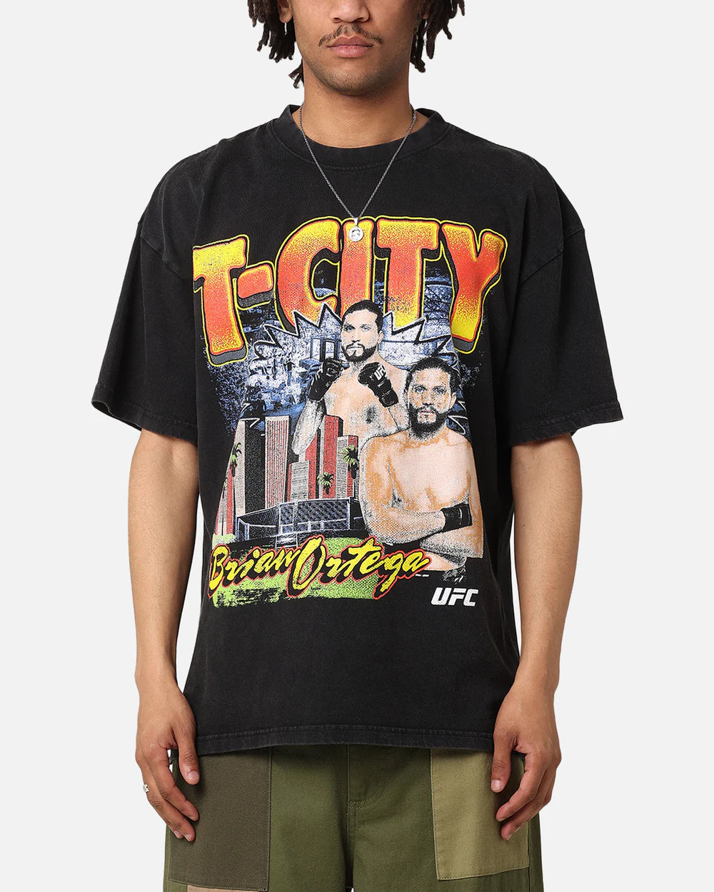 Space City Vintage UFC Brian Ortega T-City Graphic Tee
