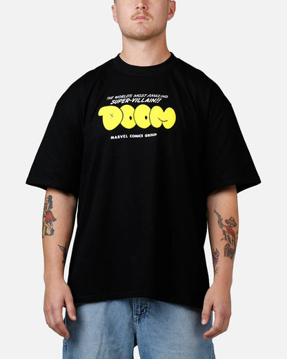 Space City Vintage Oversized Marvel Doom Graphic T-Shirt