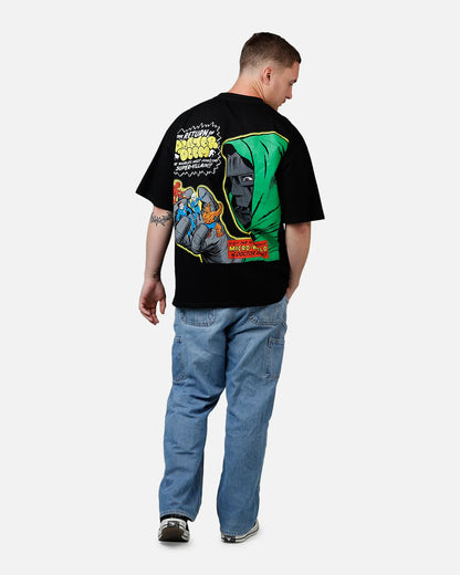 Space City Vintage Oversized Marvel Doom Graphic T-Shirt