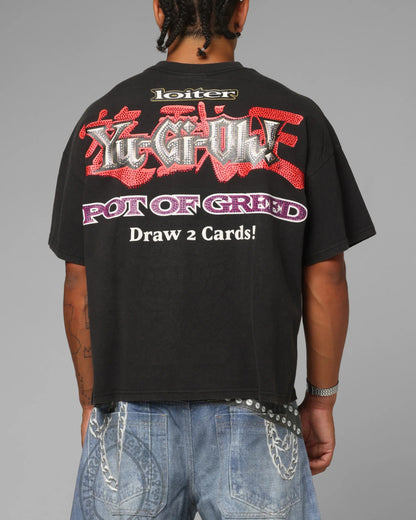 Space City Vintage Oversized Loiter Yu-Gi-Oh Graphic Tee